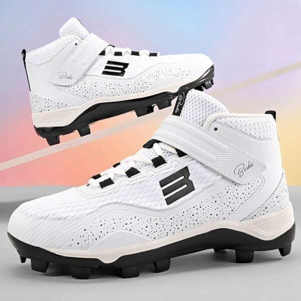 Youth Wear-resistant Non-slip Professional Sneakers For Daily Training Softball Shoes - Image 6