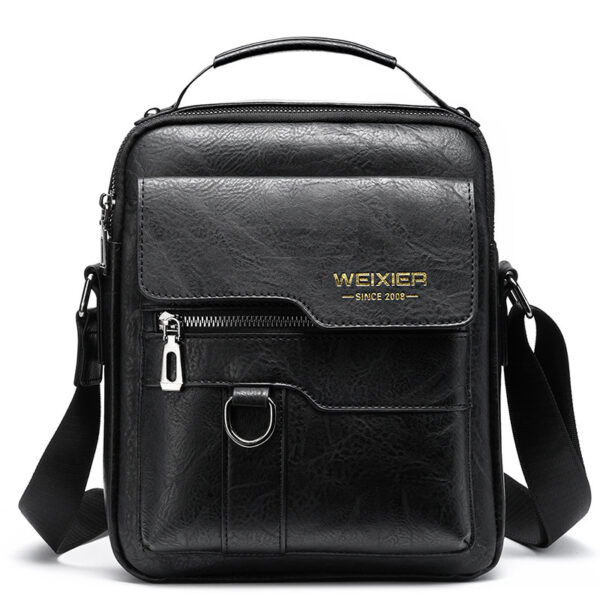Retro Large Capacity Shoulder Bag Men Handbag Travel Backpack - Image 5