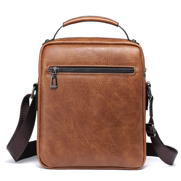Retro Large Capacity Shoulder Bag Men Handbag Travel Backpack - Image 3