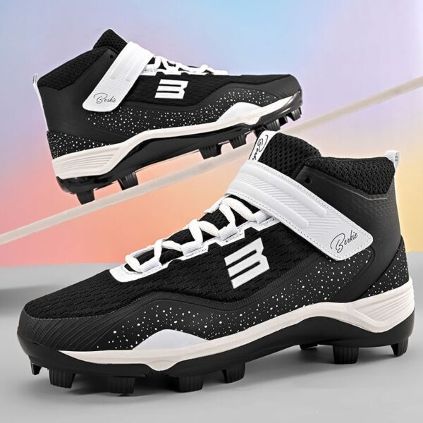 Youth Wear-resistant Non-slip Professional Sneakers For Daily Training Softball Shoes - Image 5