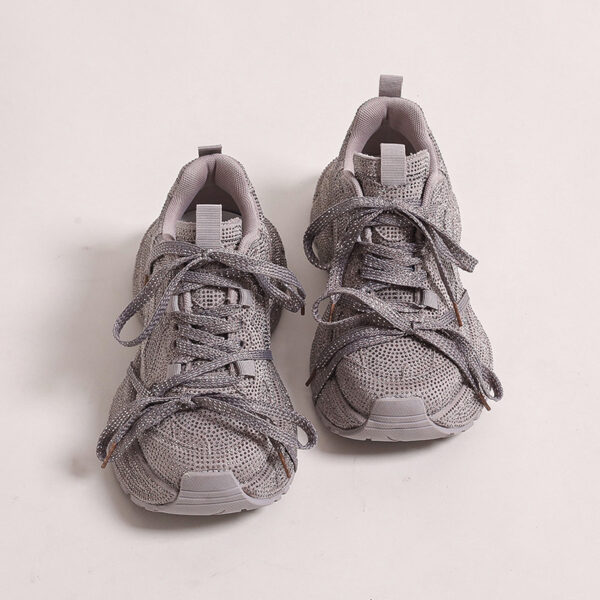 "Women's Rhinestone Platform Dad Shoes – Breathable & Stylish" - Image 10