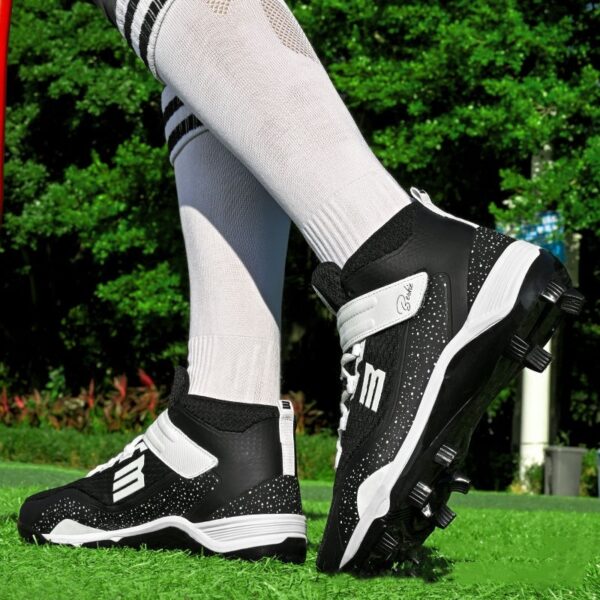 Youth Wear-resistant Non-slip Professional Sneakers For Daily Training Softball Shoes - Image 4