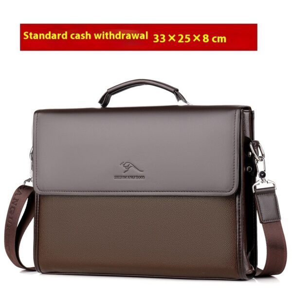 Men's Handbag Business Briefcase Shoulder Crossbody Bag - Image 2